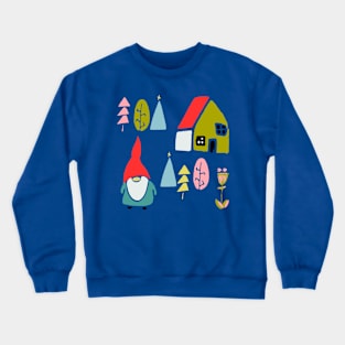 Cute holiday gnome Crewneck Sweatshirt